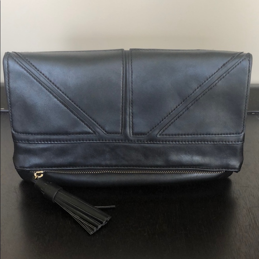 Black clutch purse